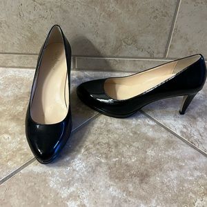 Cole Haan black patent leather heels NWOT